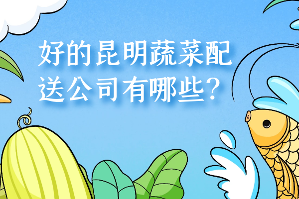 好的昆明蔬菜配送公司有哪些？
